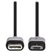 NEDIS kabel USB 2.0/ zástrčka USB-C - zástrčka USB micro-B/ černý/ 1m CCGL60750BK10