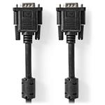 NEDIS kabel VGA (D-SUB)/ zástrčka VGA - zástrčka VGA/ černý/ bulk/ 10m CCGL59000BK100