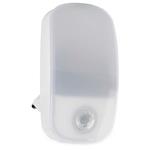 NEDIS LED noční světlo do zásuvky/ pohybový senzor/ 0.55 W/ 11 lm/ teplá bílá LNLW10WT