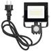 NEDIS LED reflektor se senzorem/ 4000 K/ 1620 lm/ IP44/ energetická třída F/ kabel 1 m/ černý LLFLP15BLK