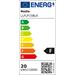NEDIS LED reflektor se senzorem/ 4000 K/ 1620 lm/ IP44/ energetická třída F/ kabel 1 m/ černý LLFLP15BLK