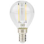 NEDIS LED žárovka E14/ G45/ 2 W/ 220 V/ 250 lm/ 2700 K/ teplá bílá/ retro styl/ čirá