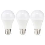 NEDIS LED žárovka E27/ A60/ 8 W/ 220 V/ 806 lm/ 2700 K/ teplá bílá/ matná/ 3 kusy LBE27A602P3