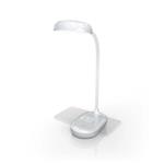 Nedis LTLGQ05WT - LED lampa s bezdrátovou nabíječkou | Dotykové funkce | LED | 3 W | S tlumením | Přirozená Bílá