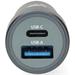 NEDIS nabíječka do auta/ 48 W/ dva výstupy/ 12 - 24 V DC/ 3.0 A/ USB-A/ USB-C/ automatická volba napětí/ še CCH1C1A48WBK
