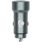 NEDIS nabíječka do auta/ 48 W/ dva výstupy/ 12 - 24 V DC/ 3.0 A/ USB-A/ USB-C/ automatická volba napětí/ še CCH1C1A48WBK