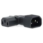 NEDIS napájecí adaptér z IEC-320-C13 na IEC-320-C14/ úhlový levý/ černý CEGB11903BK
