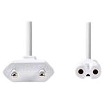 NEDIS napájecí kabel 230V pro adaptéry/ přípojný/ Euro zástrčka/ konektor IEC-320-C7/ dvoulinka/ bílý/ bul CEGL11040WT20