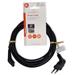 NEDIS napájecí kabel pro adaptéry/ Euro zástrčka - konektor IEC-320-C7/ úhlový-úhlový/ dvoulinka/ černý/ 3 CEGL11055BK30
