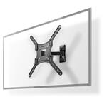 NEDIS nástěnný TV držák/ 23 - 55"/ nosnost 30 kg/ náklon 20°/ otočný 0 - 180°/ Full Motion/ ocel/ černý TVWM1430BK