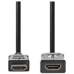 NEDIS prodlužovací High Speed HDMI 1.4 kabel s ethernetem/ 4K@60Hz/ zlacené konektory HDMI-HDMI/ černý/ bu CVGL34096BK10