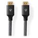 NEDIS PROFIGOLD High Speed HDMI kabel s Ethernetem/ konektor HDMI - konektor HDMI/ 4K/ bavlna/ šedý/ BOX/ CVTB34000GY50