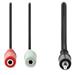 NEDIS redukce pro headsety/ zástrčka 3,5mm jack - 2x zásuvka 3,5 mm jack/ černá/ box/ 20cm CAGB22150BK02