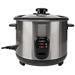 NEDIS rýžovar/ spotřeba 500 W/ objem 1,5 L/ nepřilnavý povrchy/ vyjímatelná miska/ automatické vypnutí/ stříbr KARC115AL