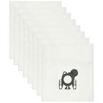 NEDIS sáčky do vysavače/ 8 kusů/ syntetické/ Miele GN/ bílé DUBG1100-8.2