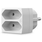 NEDIS síťový rozbočovač/ 2x zásuvka typu E (s kolíkem)/ 250 V AC 50/60 Hz/ 16 A/ 3500 W/ bílý