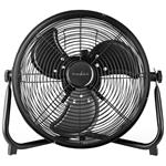 NEDIS stojanový ventilátor/ průměr 30 cm/ výkon 43 W/ plynulá rychlost/ naklápěcí/ dobíjecí/ USB-A/ kovový/ FNFL20CBK30