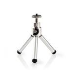 Nedis TPOD1000GY - Stativ | max. 0.8 kg | 11 - 14.5cm | 1 Segment | Kuličková hlava | taška | ABS / Ocel | Stříbrná