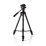 Nedis TPOD4200BK - Stativ | max. 3 kg | 60 - 165cm | 3 Segmenty | Náklon & Natočení | ABS / Hliník | Černá