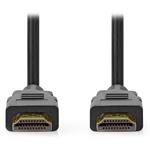 NEDIS Ultra High Speed HDMI kabel/ konektor HDMI - konektor HDMI/ 8K@60Hz/ eARC/ pozlacené/ PVC/ černý/ 5m CVGP35000BK50