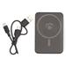 Nedis UPBKW15W5000BK - Powerbanka | 5000 mAh | Bezdrátové nabíjení / Výstup1x USB-C | Vstup1x USB-C | PD3.0 20W