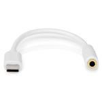 NEDIS USB 2.0 adaptér/ USB-C zástrčka - 3,5 mm zásuvka/ kulatý/ bílý/ 10 cm CCGP65950WT01