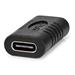 NEDIS USB adaptér/ USB 3.2 Gen 2/ USB-C zásuvka/ USB-C zásuvka/ 10 Gbps/ černý CCGP64900BK