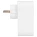 NEDIS Wi-Fi chytrá zásuvka/ měřič spotřeby/ 16A/ francouzský typ E/ IP21/ 3680 W/ 1x USB-C/ 2x USB/ bílá WIFIP151EWT