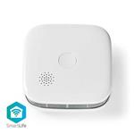 NEDIS Wi-Fi chytrý detektor kouře/ napájení z baterie/ hlasitost 85 dB/ výdrž snímače 10 let/ Android & iOS/ WIFIDS20WT