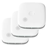 NEDIS Wi-Fi chytrý detektor kouře/ napájení z baterie/ hlasitost 85 dB/ výdrž snímače 10 let/ Android/ iOS/ WIFIDS21WT3