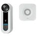 NEDIS Wi-Fi chytrý dveřní telefon/ 1536x1536/ 3.1Mpx/ IP65/ Cloudové úložiště (volitelně)/ microSD/ Onvif/ WIFICDP40CWT
