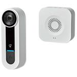 NEDIS Wi-Fi chytrý dveřní telefon/ 1536x1536/ 3.1Mpx/ IP65/ Cloudové úložiště (volitelně)/ microSD/ Onvif/ WIFICDP40CWT
