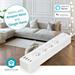 NEDIS Wi-Fi chytrý prodlužovací přívod/ 3x zásuvka typu E/ 16A/ 2x USB-A/ 2x USB-C/ 2m/ Android/ iOS/ bílá WIFIP313EWT