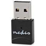 NEDIS Wi-Fi dongle/ AC600/ 2.4/5 GHz (Dual Band)/ USB 2.0/ celková rychlost 600 Mbps/ OS verze: Windows 8/10/ WSNWM610BK