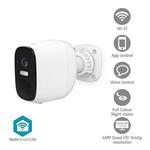 Nedis WIFICBO32WT - SmartLife Venkovní Kamera | Wi-Fi | 4MP Quad HD 1440p | IP66 | Cloud / Micro SD | 5 V DC | Noční vi