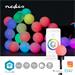 Nedis WIFILP02C48 SmartLife světelný řetěz | Wi-Fi | RGB | 48 LED's | 10.80 m | Android™ / IOS
