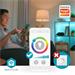 Nedis WIFILRC20E27 - SmartLife LED žárovka | Wi-Fi | E27 | 806 lm | 9 W | RGB / Warm to Cool White | Android / IOS, /2k