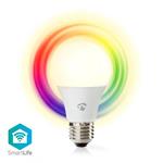 Nedis WIFILRC20E27 - SmartLife LED žárovka | Wi-Fi | E27 | 806 lm | 9 W | RGB / Warm to Cool White | Android / IOS, /2k