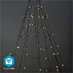 Nedis WIFILXT02W200 SmartLife světelný řetěz | Strom | Wi-Fi | Teplé až chladné bílé | 200 LED's | 10 x 2 m | Android/I