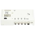 NEDIS zesilovač CATV/ maximální zesílení 20 dB/ 47 - 694 MHz/ 4 výstupy/ konektor IEC/ bílý SAMP42244WT