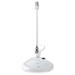 NEDIS zvětšovací stolní LED lampa/ čočka 3 dioptrie/ spotřeba 9 W/ teplota 6500 K/ světelný tok 720 lm/ bílá MAGLE2WT