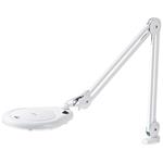 NEDIS zvětšovací stolní LED lampa/ čočka 3 dioptrie/ spotřeba 9 W/ teplota 6500 K/ světelný tok 720 lm/ bílá MAGLE2WT