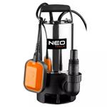 Neo Tools ponorné vodné čerpadlo 04-736, 1100W, 18000l/hod., 7m