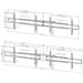 Neomounts ADM-875BL2/Adaptér pro 2 displeje pro FL55-875BL1 and WL55-875BL1/42-65"/VESA 800x400/černý