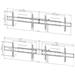 Neomounts ADM-875WH2/Adaptér pro 2 displeje pro FL55-875WH1 and WL55-875WH1/42-65"/VESA 800x400/bílý