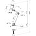 Neomounts DS15-545BL1/Držák tabletu/na stůl/4,7-12,9" /náklon/rotace 360°/3 čepy/černý