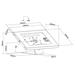 Neomounts DS15-630WH1 / desk stand and wall mountable, lockable tablet casing for Apple iPad, PRO, Air & Samsung Galax