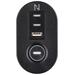 Neomounts DS22-840BL6 VOLT Desk Clamp socket with Quick-charge USB Ports, 3x type-F 230V, 1x USB-A 18W, 2x USB-C 20W