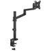 Neomounts DS60-425BL1 /Držák displeje/na stůl/17-27"/svorka+průchodka/3čepy/VESA 100X100/nosn.8kg/1 displej/černý