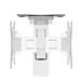 Neomounts DS70-250WH2 Neomounts NEXT Slim Desk Mount, double display (topfix clamp/grommet), white